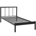 Modway Furniture 35.5 x 42 in. Gwen Twin Bed Frame Brown MOD-5543-BRN-SET